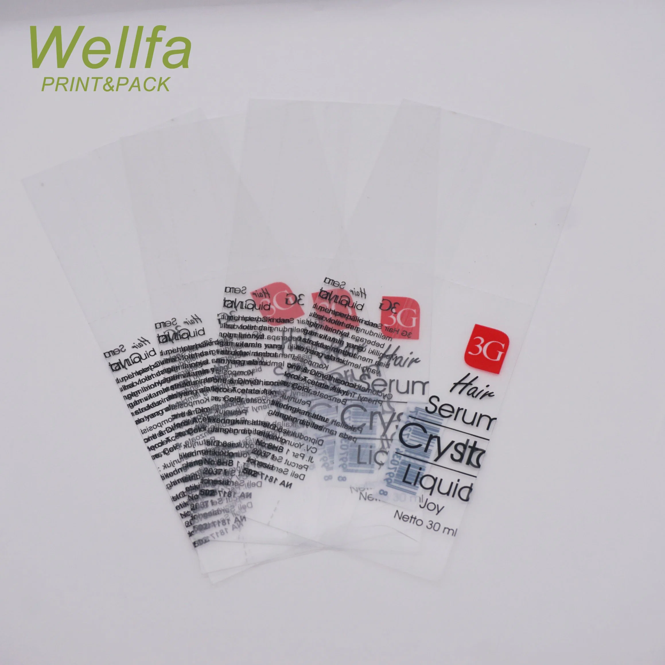 Factory Custom Printing Plastic PVC Shrink Sleeve Film for Mineral Water Bottles