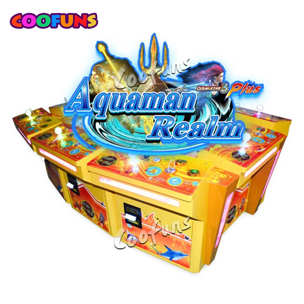 Coofuns Coin Operated Shooting Fish Game Machine Gambling Fishing Table