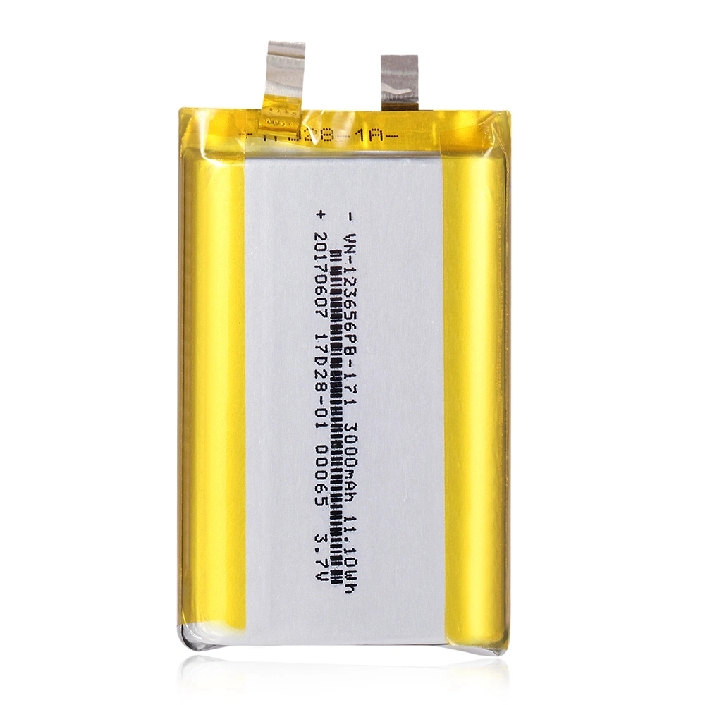 7,4V 3000mAh polímero de iões de lítio de bateria com marcação CE/RoHS/Un38.3/MSDS