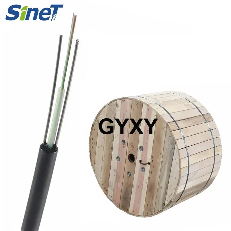 Cheaper Price Mini ADSS Unitube Non-Metallic Gyfxy Sm 2 4 6 8 12 Core Aerial Installation Fiber Optic Cable Gyfxy