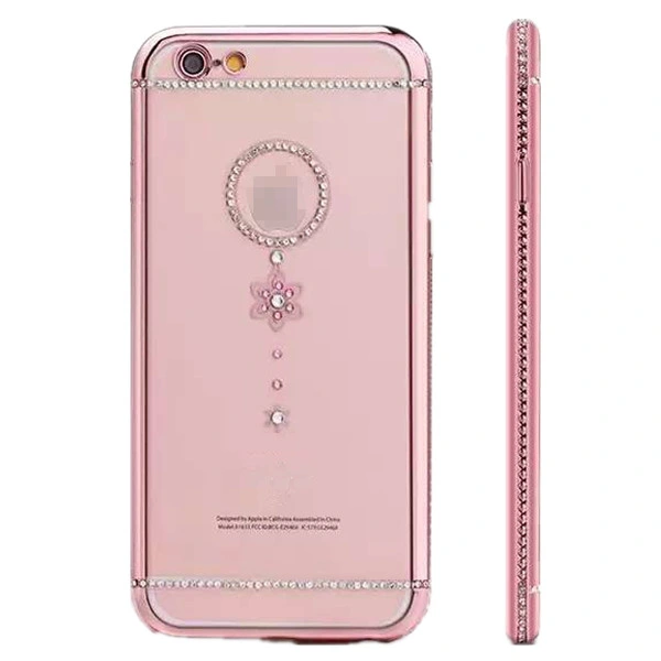 Electroplating TPU Case with Dimond for iPhone