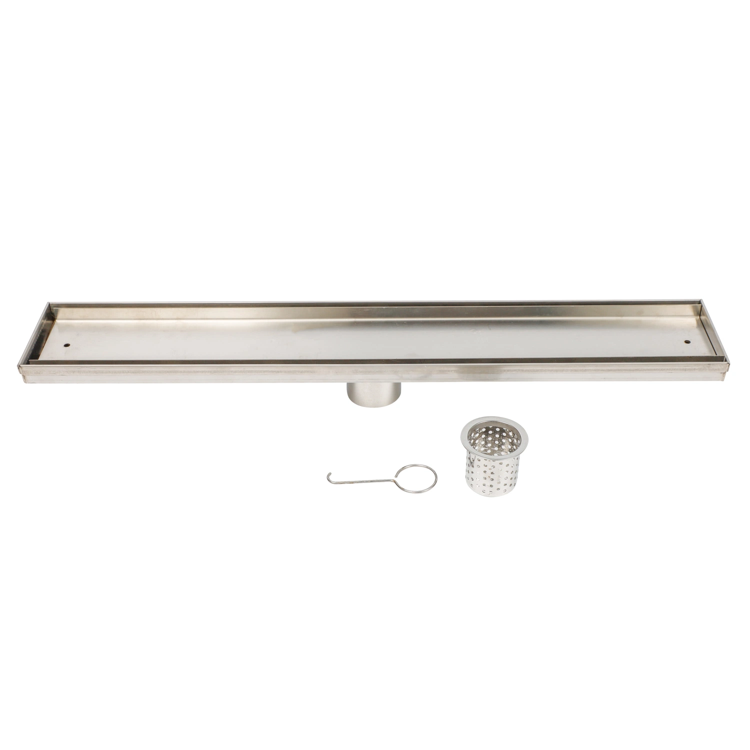 Shower Drain Tray Invisible Stainless Steel Tile Insert Floor Drain