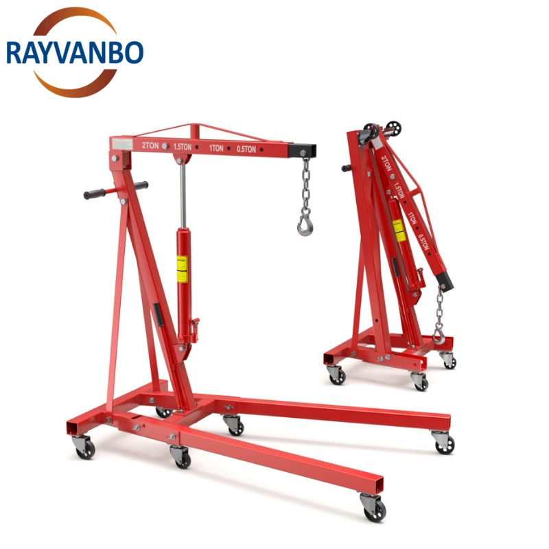 1 Ton 2 Ton 3 Ton Customized Colors Hydraulic Manual Shop Car Hoist Engine Crane Lifting Jack