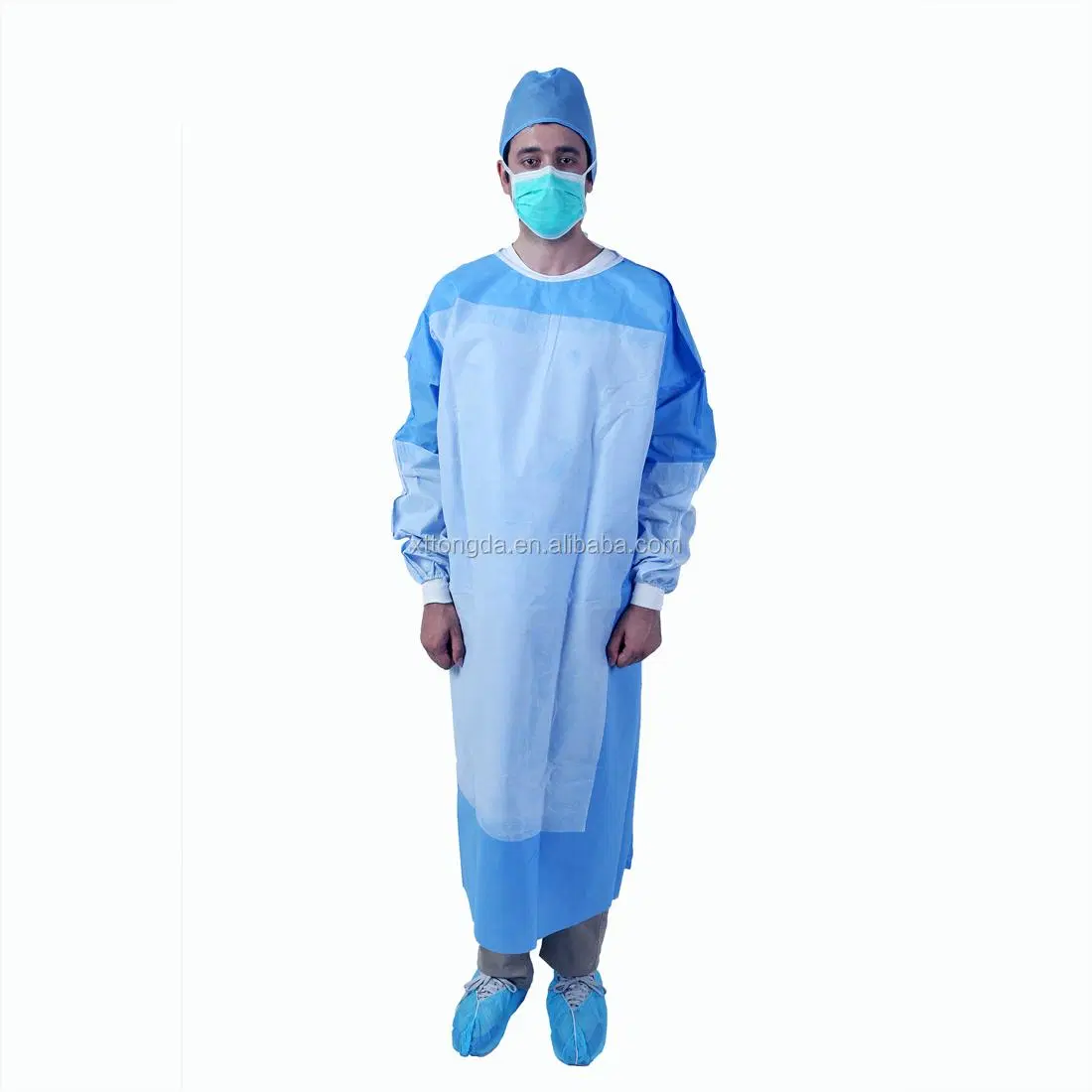 Level 2 Level 3 Reinforced Surgical Gown Non-Woven Surgical Gown 35-50GSM