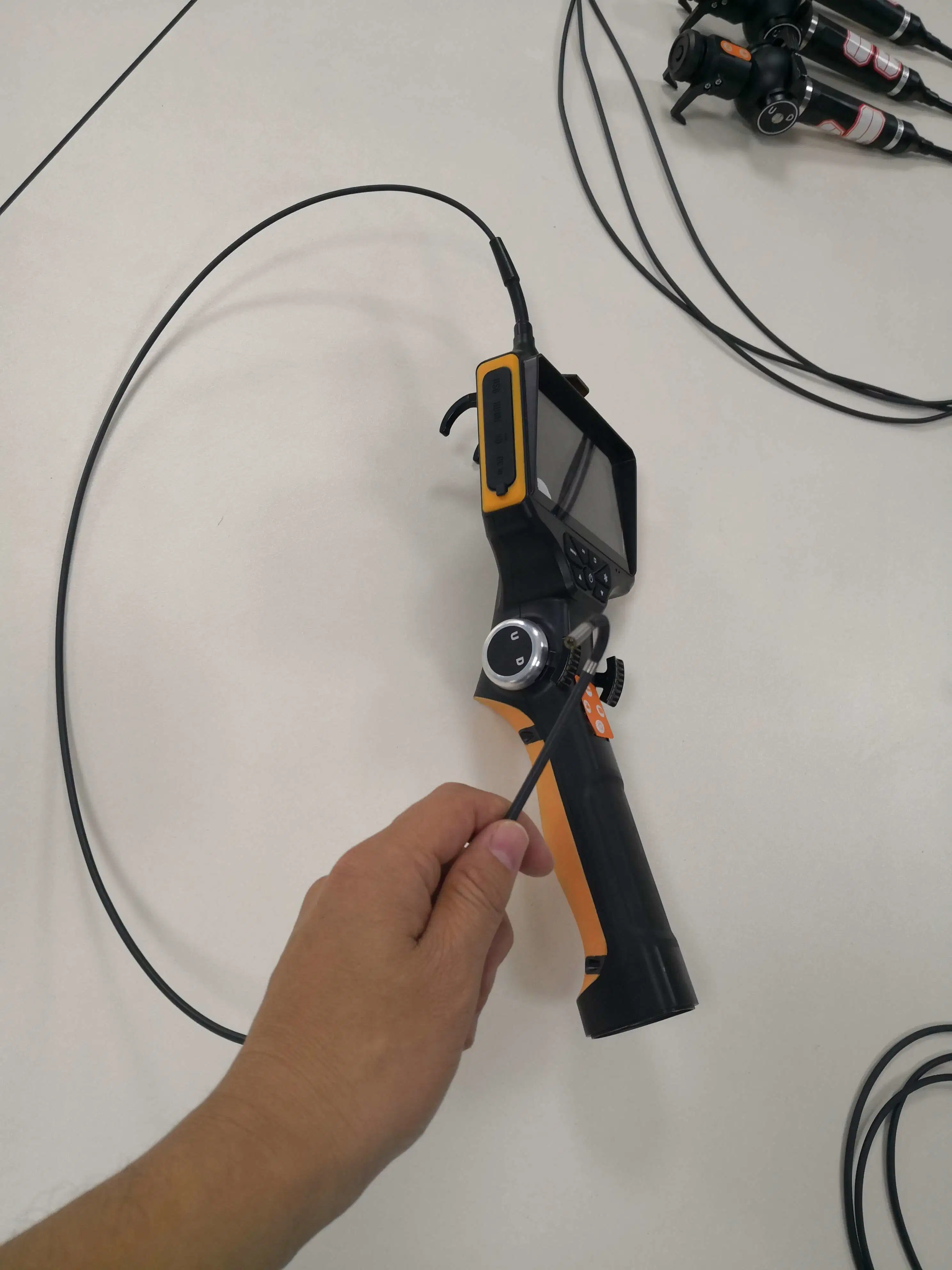 Portable Endoscope with 2.8mm Camera Lens, 4 Way Articulation, 1/6" Sensor