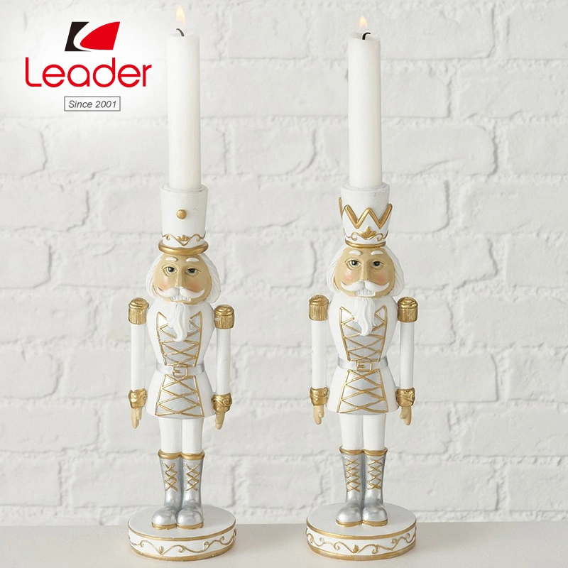 Suporte de velas de resina Polyresin, suporte de figura Solider para casa e jardim Ornamentos do Decoraiton Home
