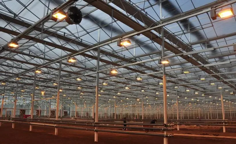 Eco Greenhouse with Hydroponics and LED Grow Light System