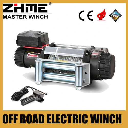 Zhme Electric Winch Wireless Remote Control with 12V/24V DC E15000