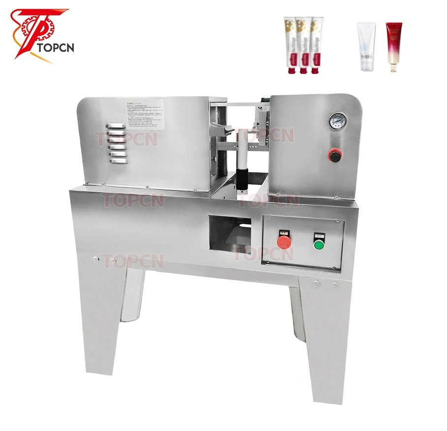 Table Top Manual Ultrasonic Plastic Toothpaste Tube Sealer Cosmetic Lotion Cream Tube Welding Plastic Tube Sealing Machine