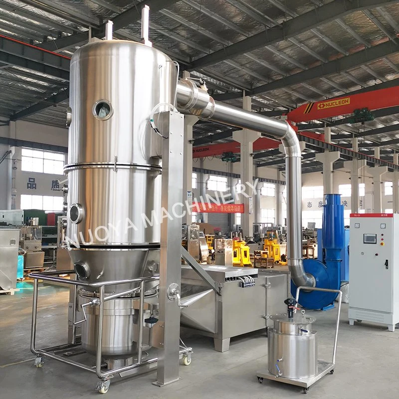 FL Automatic Chemical Foodstuff Granulating Pelletizing Citrus Fluid Bed Dryer Granulator