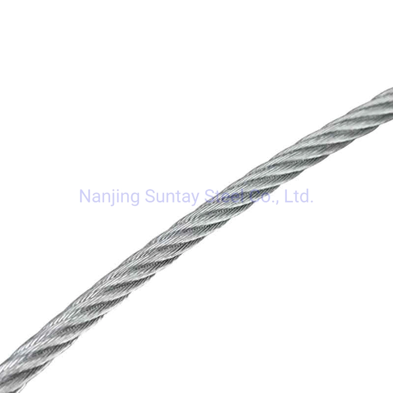 Open Type Galvanized Steel Cord for Conveyor Belt 7X19-6.8mm