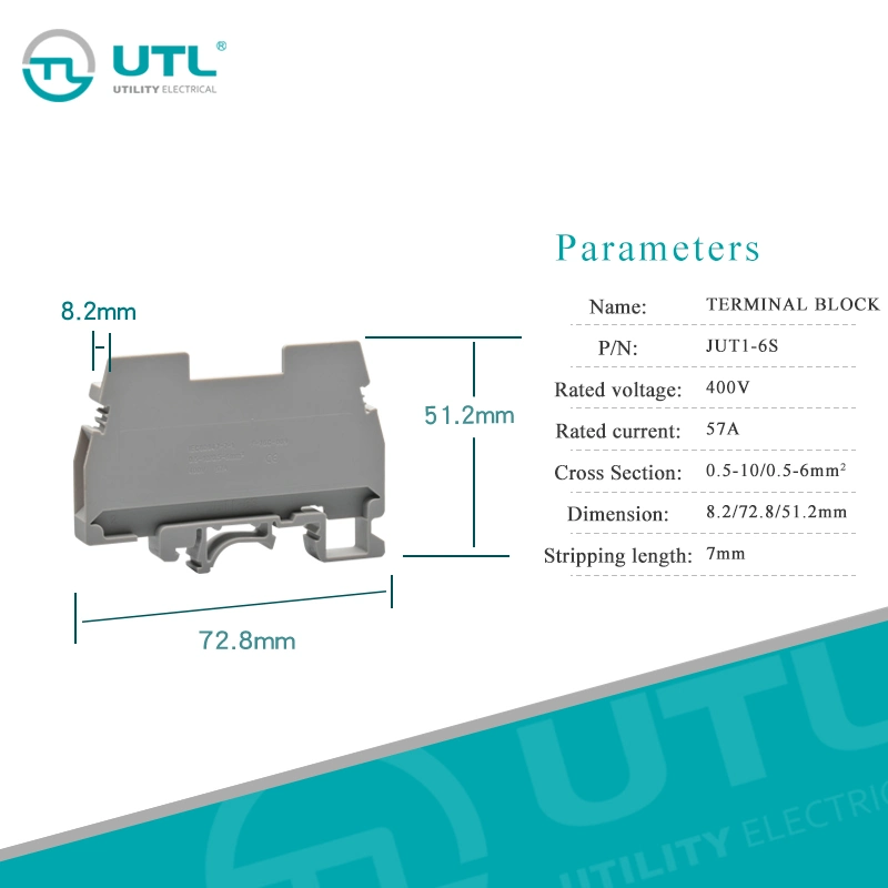 Test Terminal Blocks Phoenix UK6n DIN Rail Terminal Blocks Jut1-6s