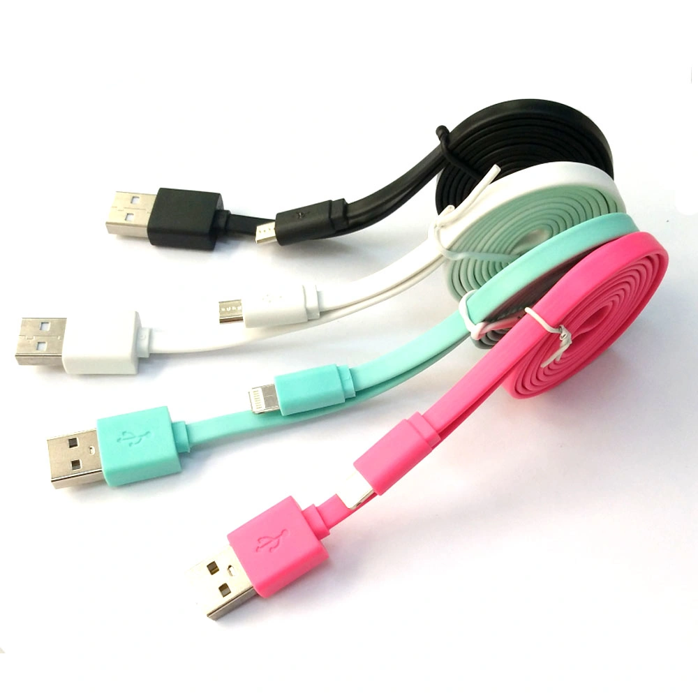 Colorfull USB Cable Charger and Data Cable for Andriod and iPhone Mobile