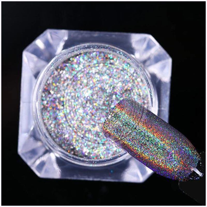 Unicorn Nail Art Powder Holographic Pigment Powder for Nails