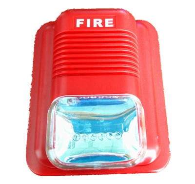 Wired Emergency Alarm Sounder Fire Strobe Siren with Flash Light DC 12-30V