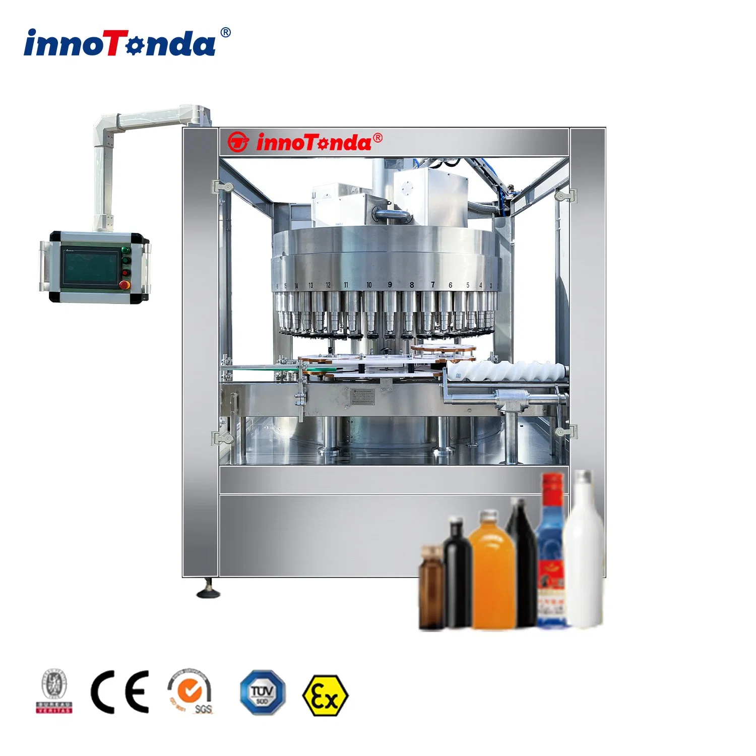 Spirits/Wine/Juice/Alcohol/Sanitizer/Liquid Fertilizer/Syrup/Edible Oil/Olive Oil/Pesticide Filling Machine