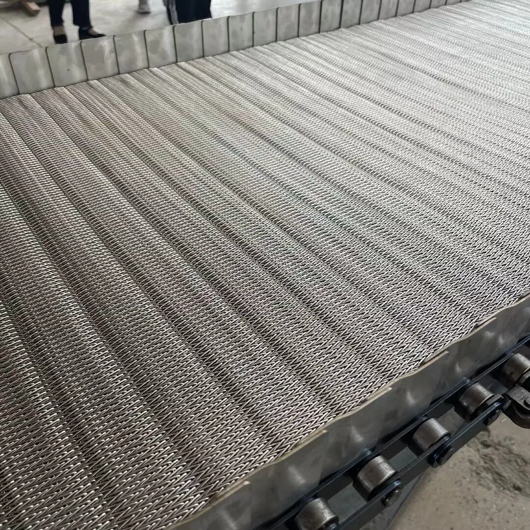 Chain Driven Mesh Belt Stainless Steel Conveyor Belt for Freezer Food Process