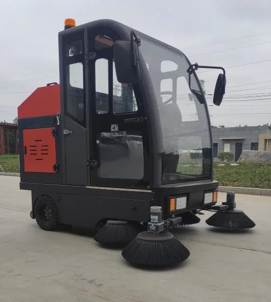 Small Ride on Home Use Mini Road Cleaning Sweeper in America