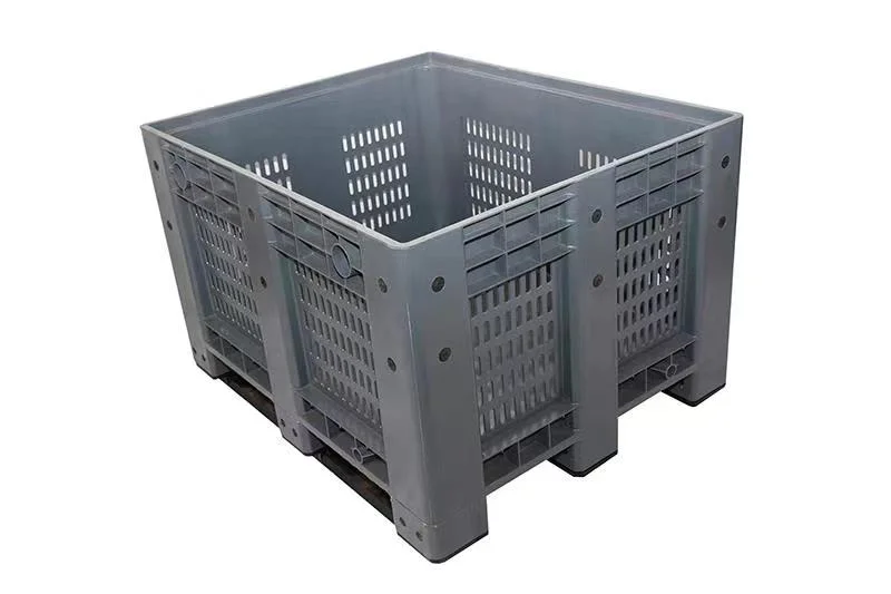 Plastic Pallet Box for Industrial Use Warehouse Transport Container HDPE