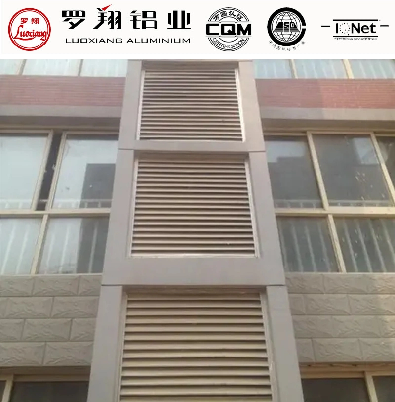 Aluminum Louver Extruded Profile Section Roller Shutter