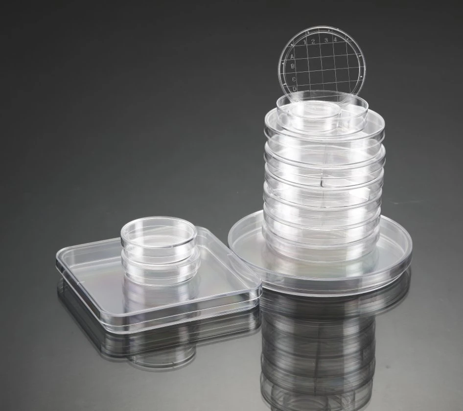 Petri Dish 55*15mm Disposable Plastic Culture, Eo Sterile Labware, FDA and CE Approved