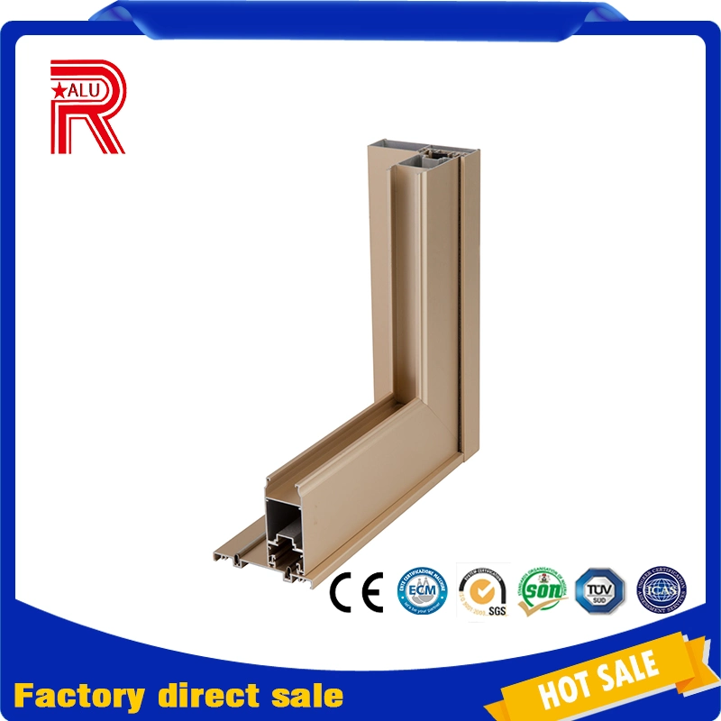 Aluminium Aluminum Alloy Profile for Glass Window and Curtain Wall (RAL-593)