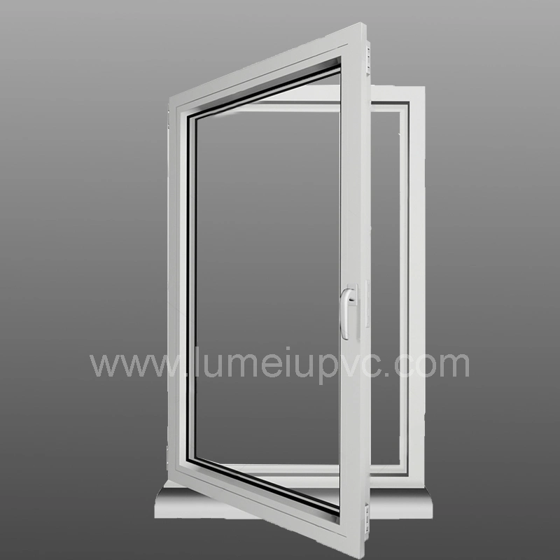 fait sur mesure en plastique coloré de vinyle UPVC Windows Ventanas Termopanel