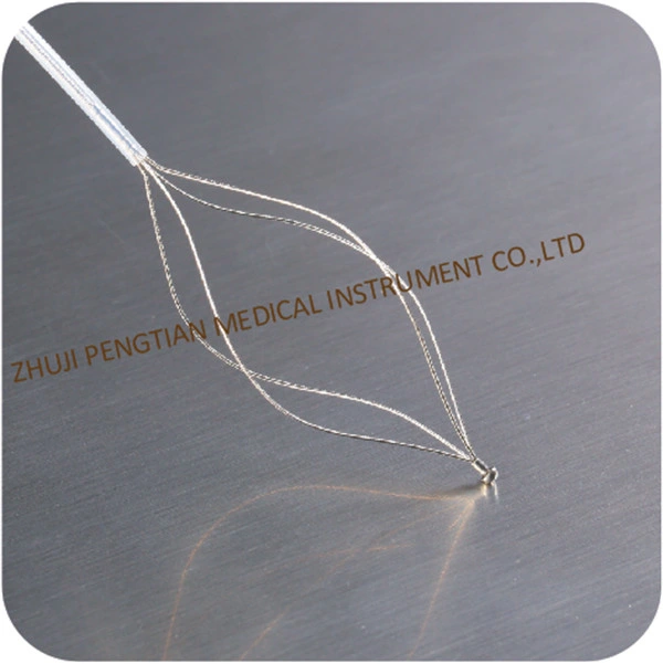 Single Use Stone Extraction Removal Basket Spiral Shape with Ce Marked