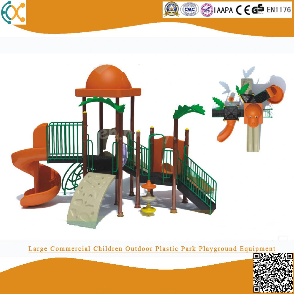 Commercial Outdoor Plastic Playground Equipment for Children Amusement Park