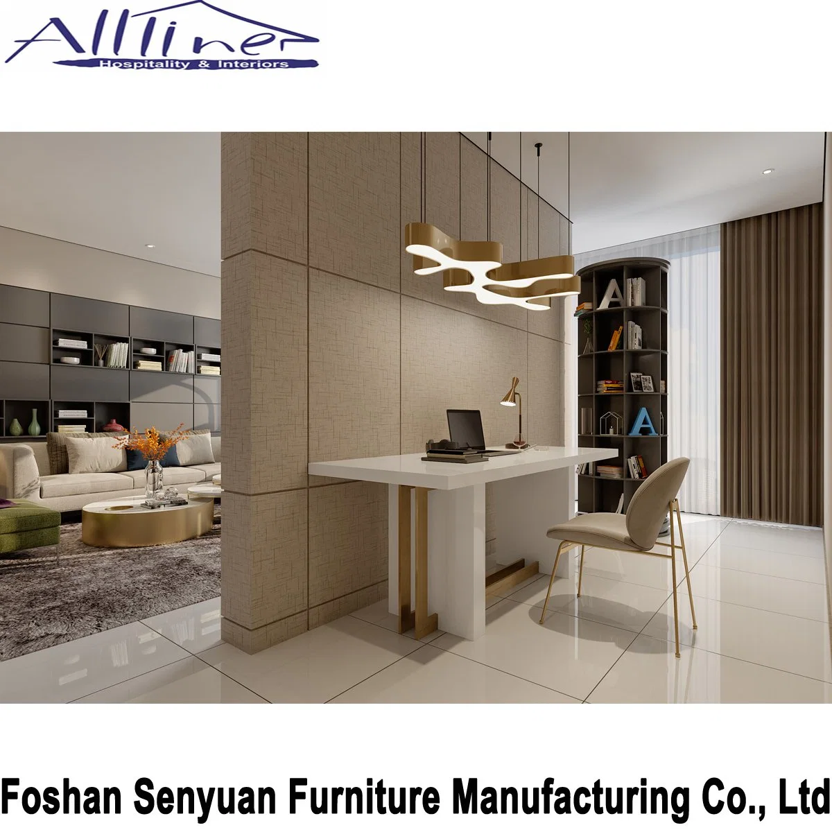 Luxury Customized Hotel Bedroom Office Furniture for Work