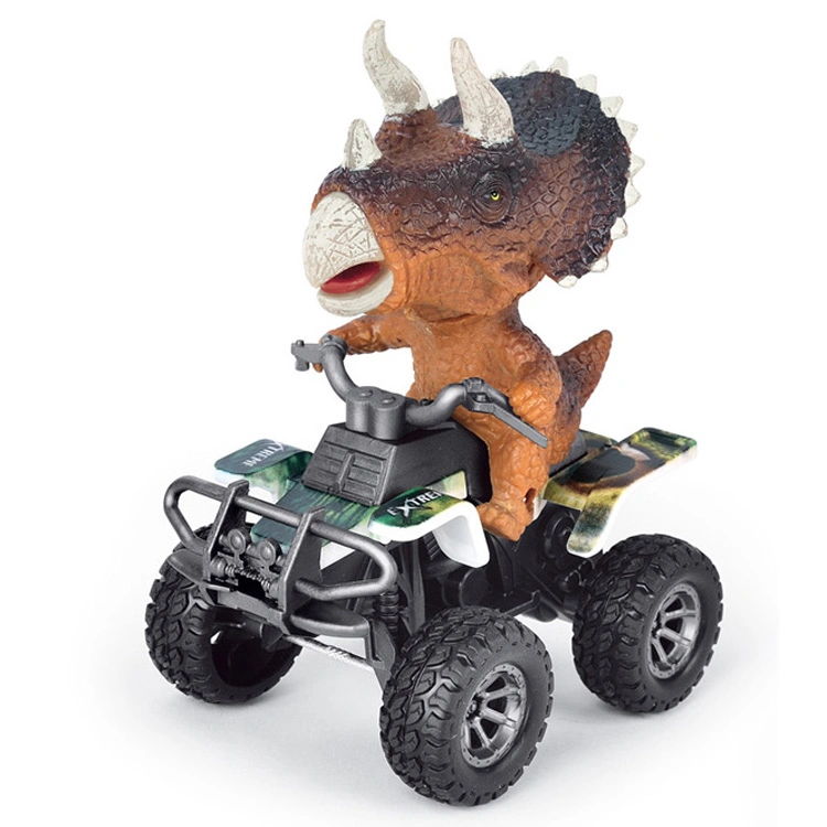 Newest Pull Back Dinosaur Cars Toys Dinosaur Cross-Country Motorcycle Party Favors Games Dino Car Toy Monster Friction Power Car Gifts Small Dinosaur Car Toy