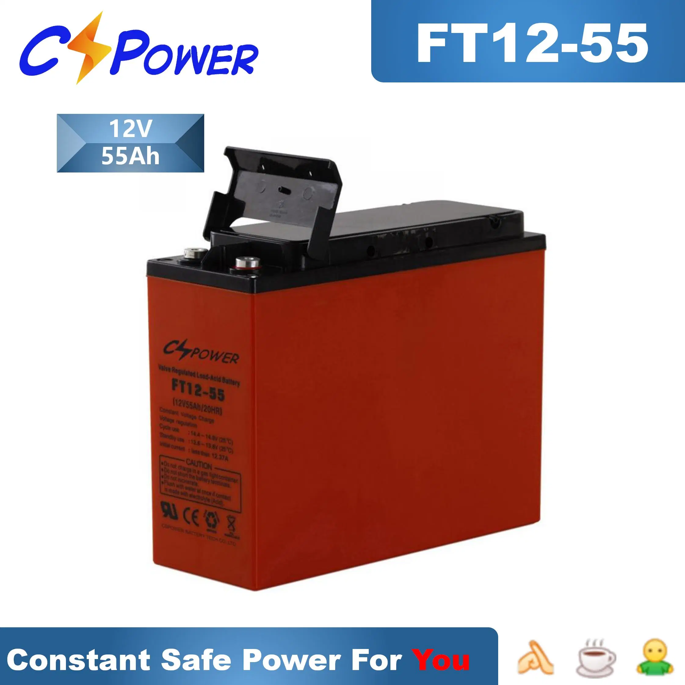 Front Terminal AGM 12V175ah VRLA Energy Storage Battery