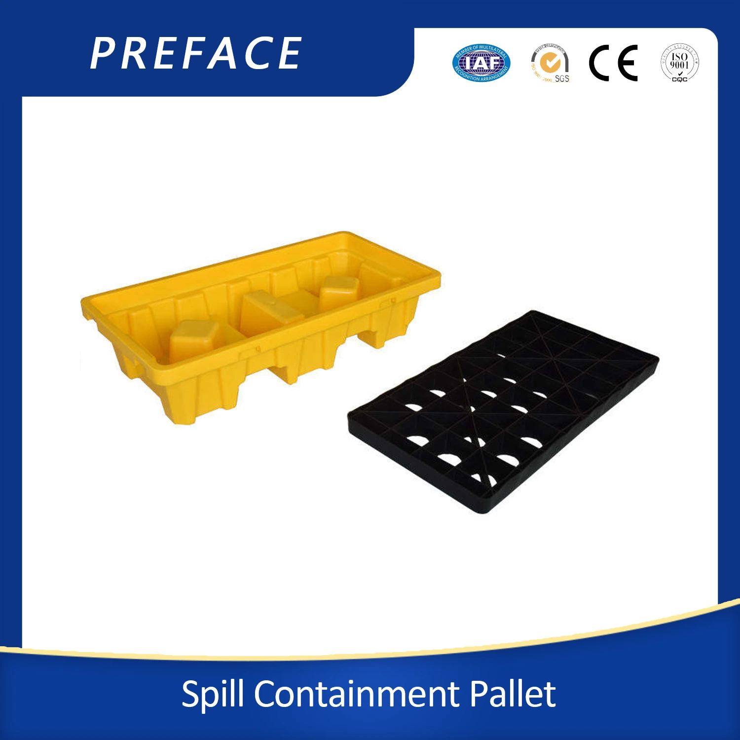 High Quality Spill Pallet Secondary Containment Pallet Oil Pallet for Oil Chemicals