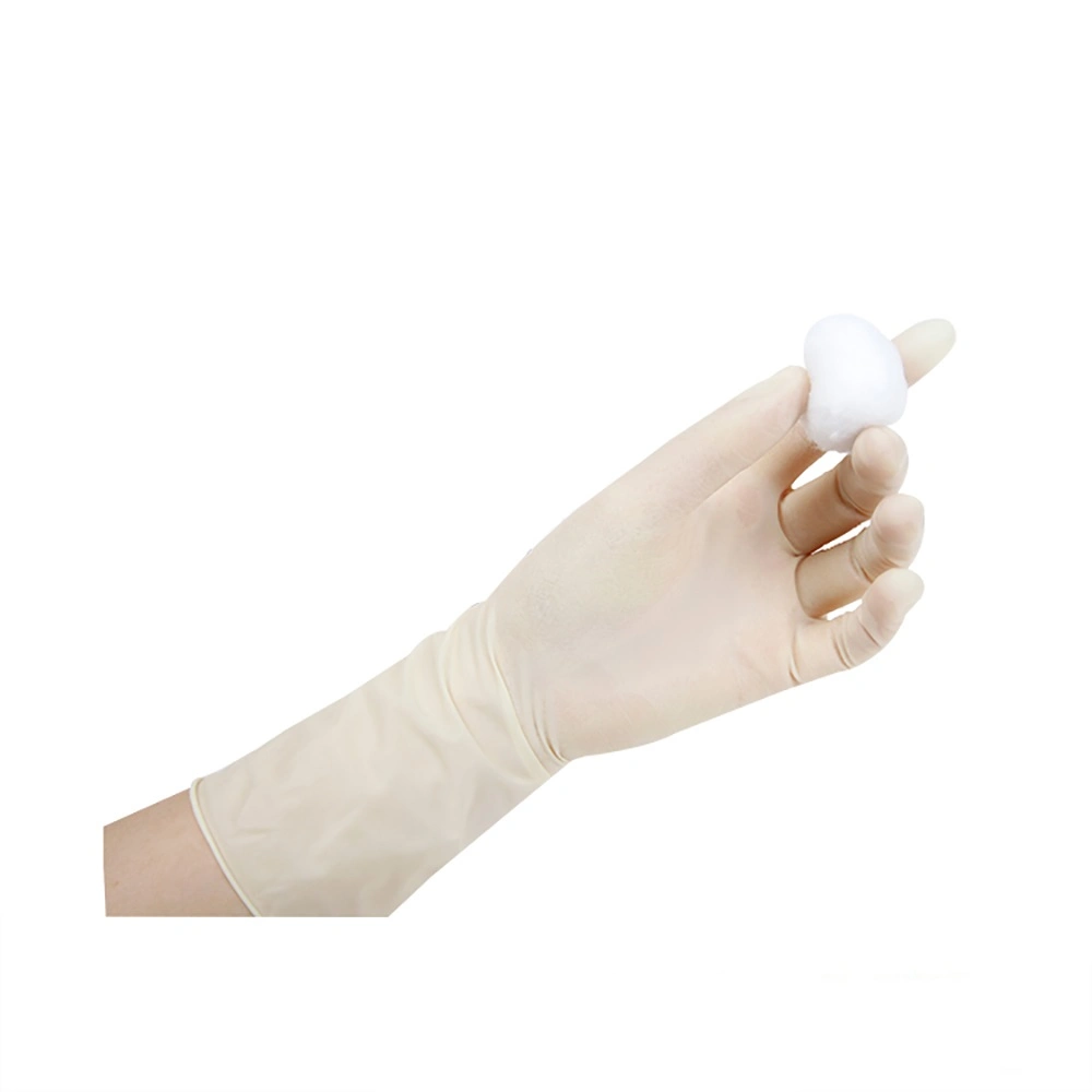 Gants médicaux jetables en latex ou en poudre stérile Powder-Free gants chirurgicaux en latex poudrés avec la CE et l'ISO