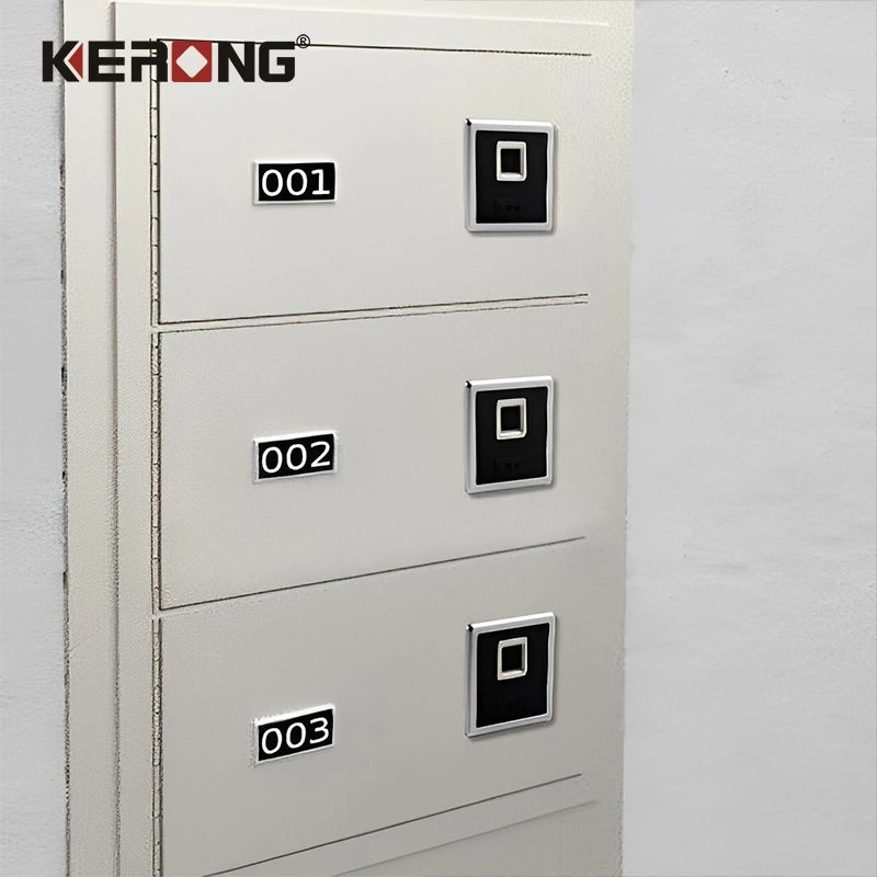 KERONG Electronic Smart Biometric Finger Print Safe Lock For Gym Locker Door With Remote Control Bluetooth APP