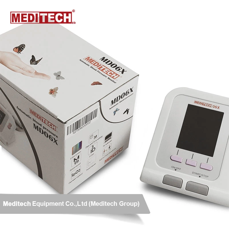 2.8 Inch Home Electroic Digital Blood Pressure Monitor Sphygmomanometer Blood Testing Equipment Ready Stock