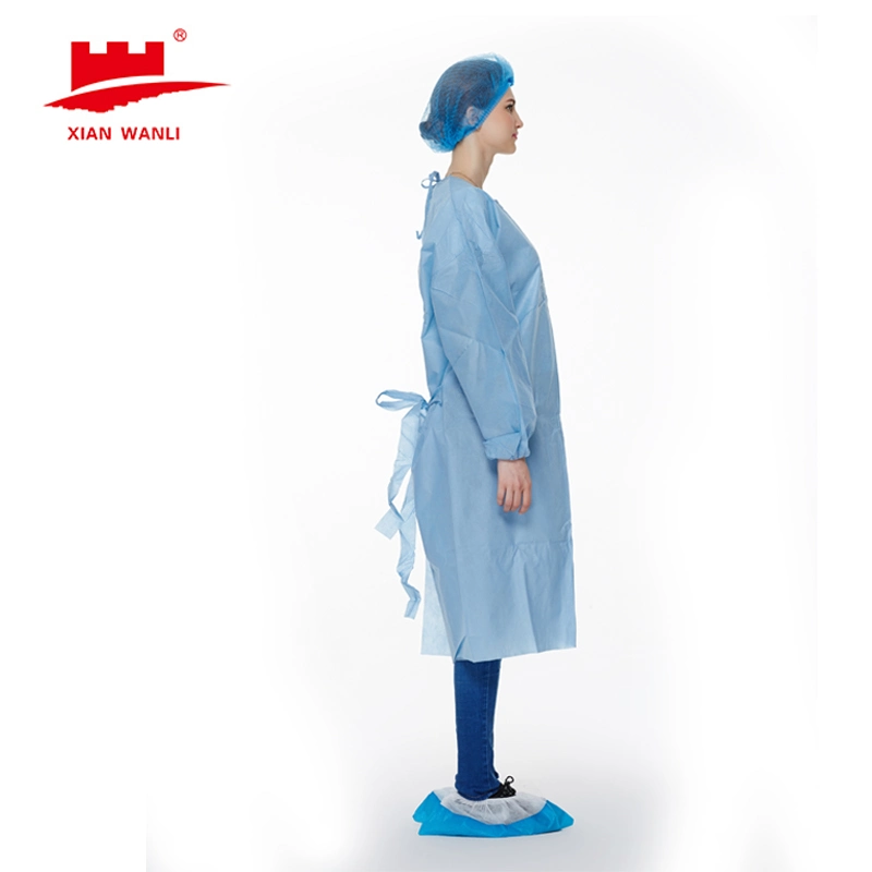 Doctor Uniform Cheap Medical Supply Hospital Protective Clothing Patient Gown Dental Surgical Gowns Waterproof Polypropylene Disposable Isolation Gowns