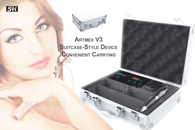 2024 Suitcase-Style Digital Permanent Makeup Tattoo Machine Artmex V3