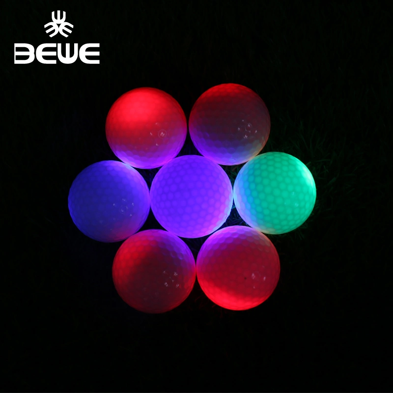 Hohe Qualität/hohe Kostenleistung bunte LED blinkende fluoreszierende Golfball