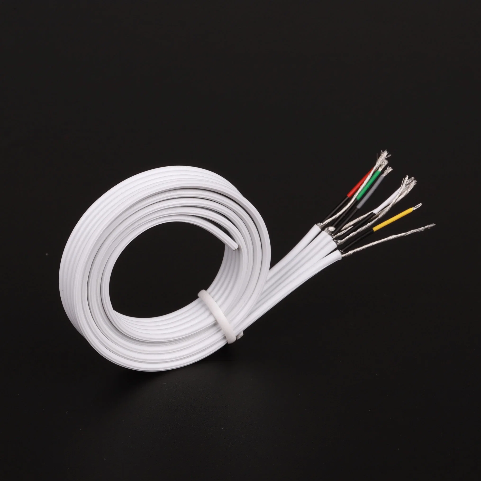 Braid Shielded 5leads ECG Lead Wires Used for Patient ECG Detection