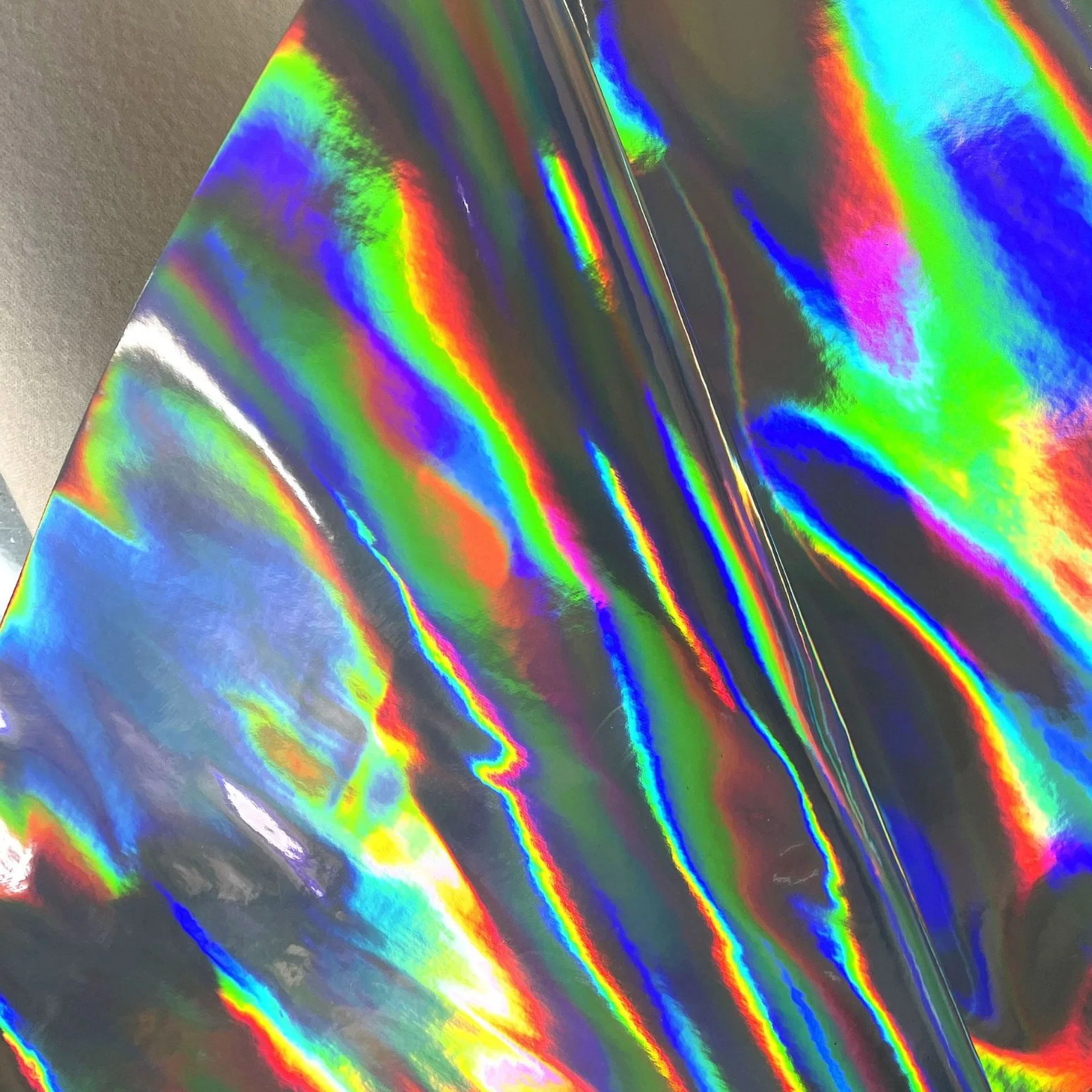 Holographic PU Leather for Bags, Garments, Packaging