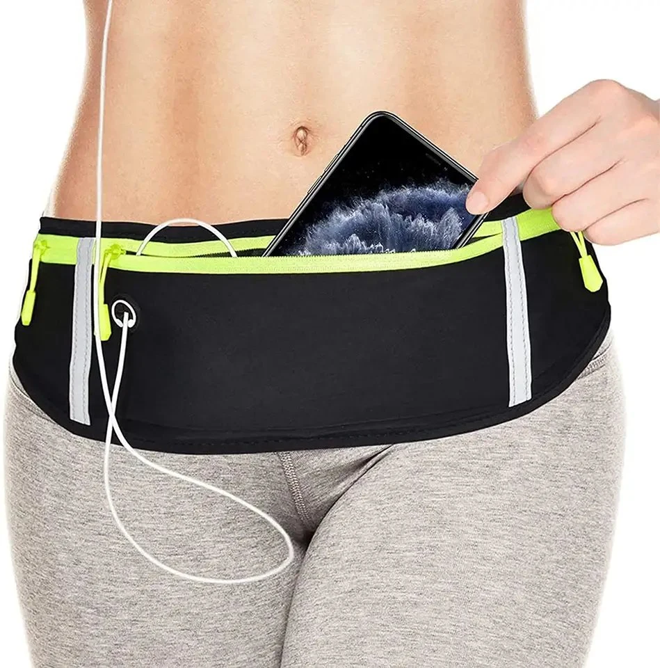Custom Sports Running Waist Bum Bag Waterproof Phone Waist Belt Pack Fitness Elastic Fanny Pack