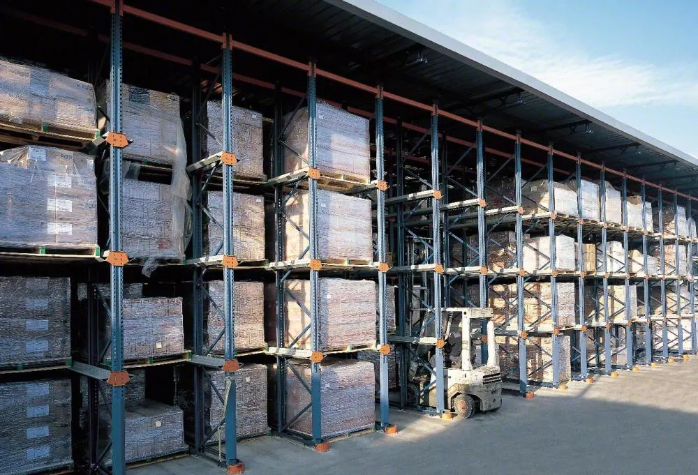 Warehouse Forklift Into Drive in Rack System Steel Heavy Pallet Racks for Logistics System