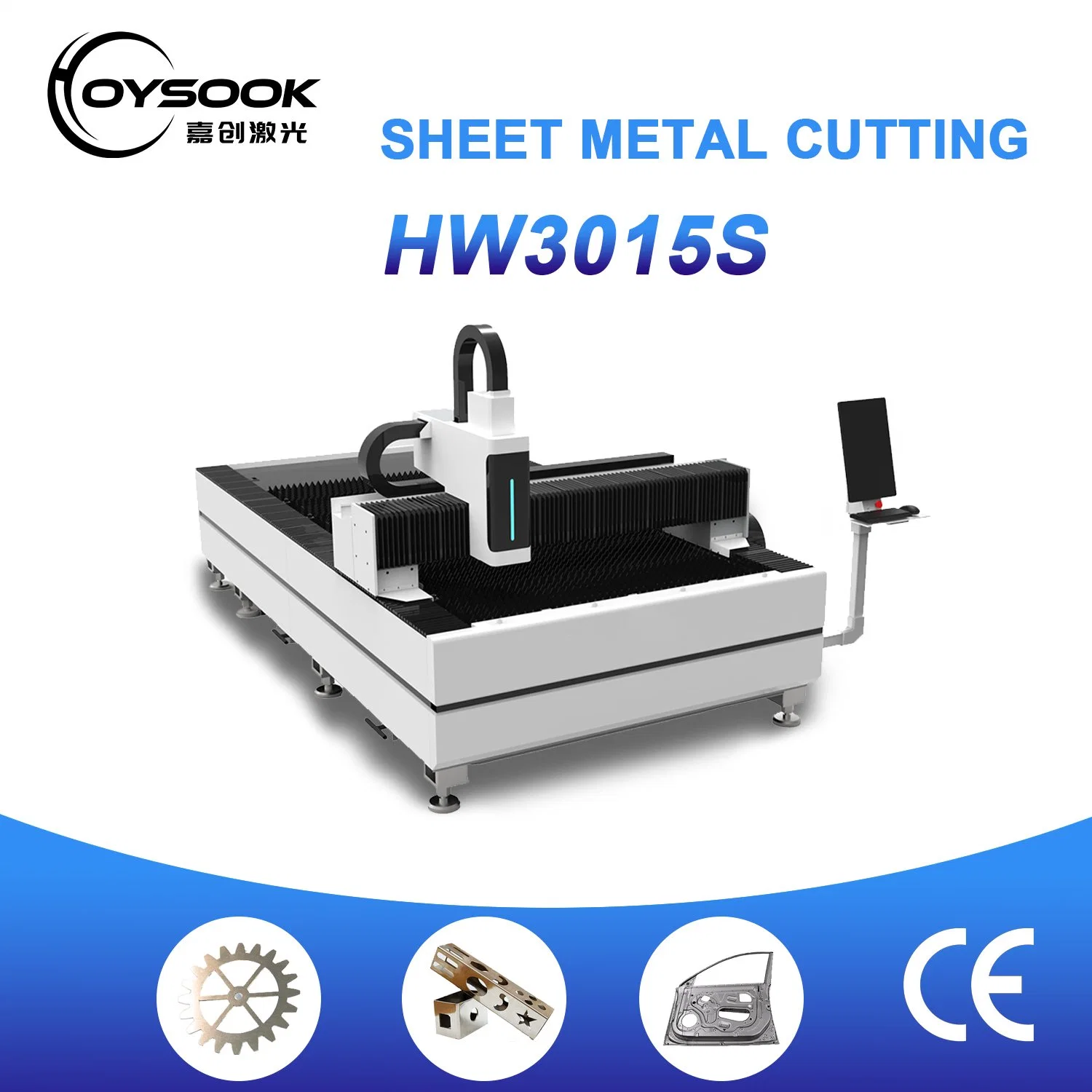 Alta precisión CNC Hierro Acero Laser Metal máquina de corte Utensilios de cocina Productos