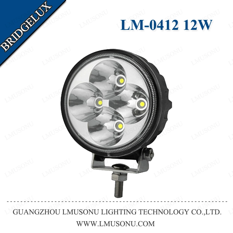 Outdoor Car LED Working Light 12W 3.2" Bridgelux Truck Boat