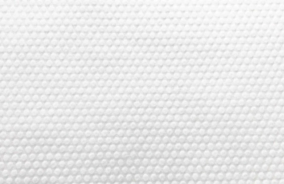 White Degradable Spunlace Nonwoven Fabric for Civilian Wiping, Wet Wiper, Woodpulp/Viscose/Bamboo, Environment Pictures & Photoswhite Degradable Spunlace Nonw