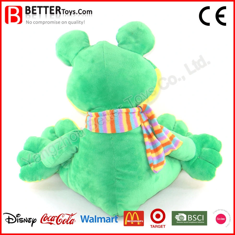 New Design Stuffed Frog Soft Plush Toy for Baby Kids