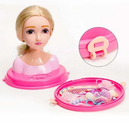 New Popular Plastic Doll Styling Head-Blond Toy