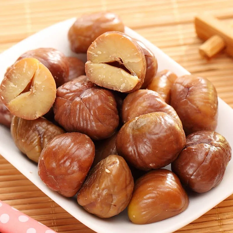 Merienda saludable, sin aditivo, Kernel de castaño pelado tostado orgánico de China