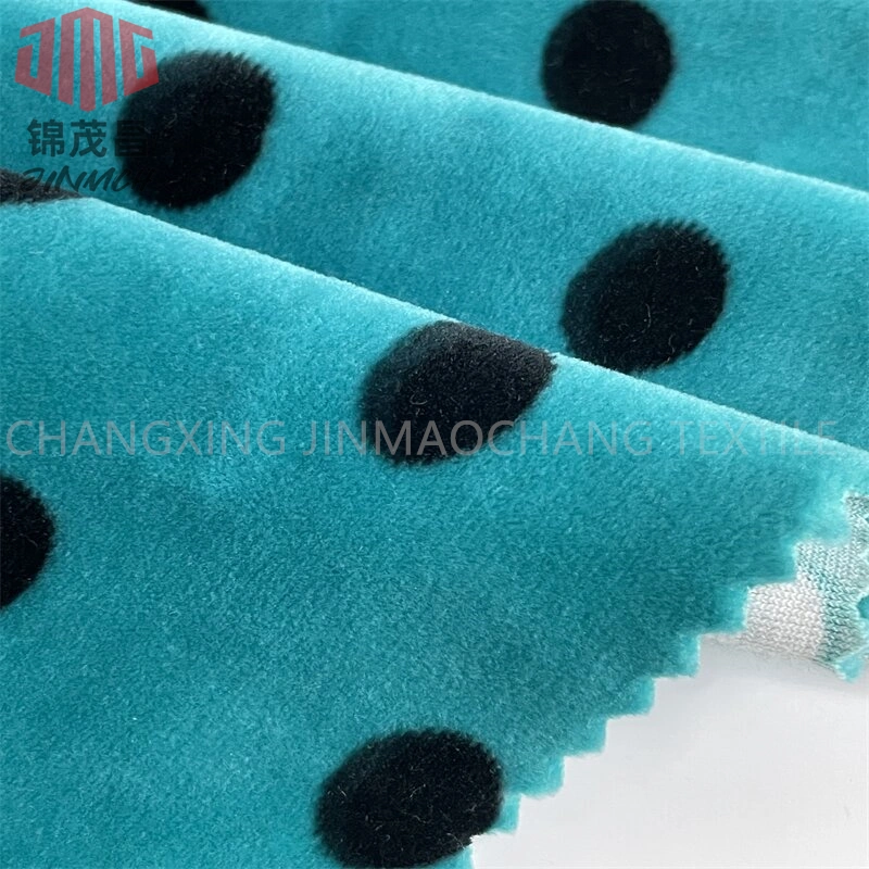 Factory Knitting Fabric 95% Polyester 5% Spandex Printed Super Soft Velboa Fabric Home Textile Pajamas Warm Winter Leggings Stretch